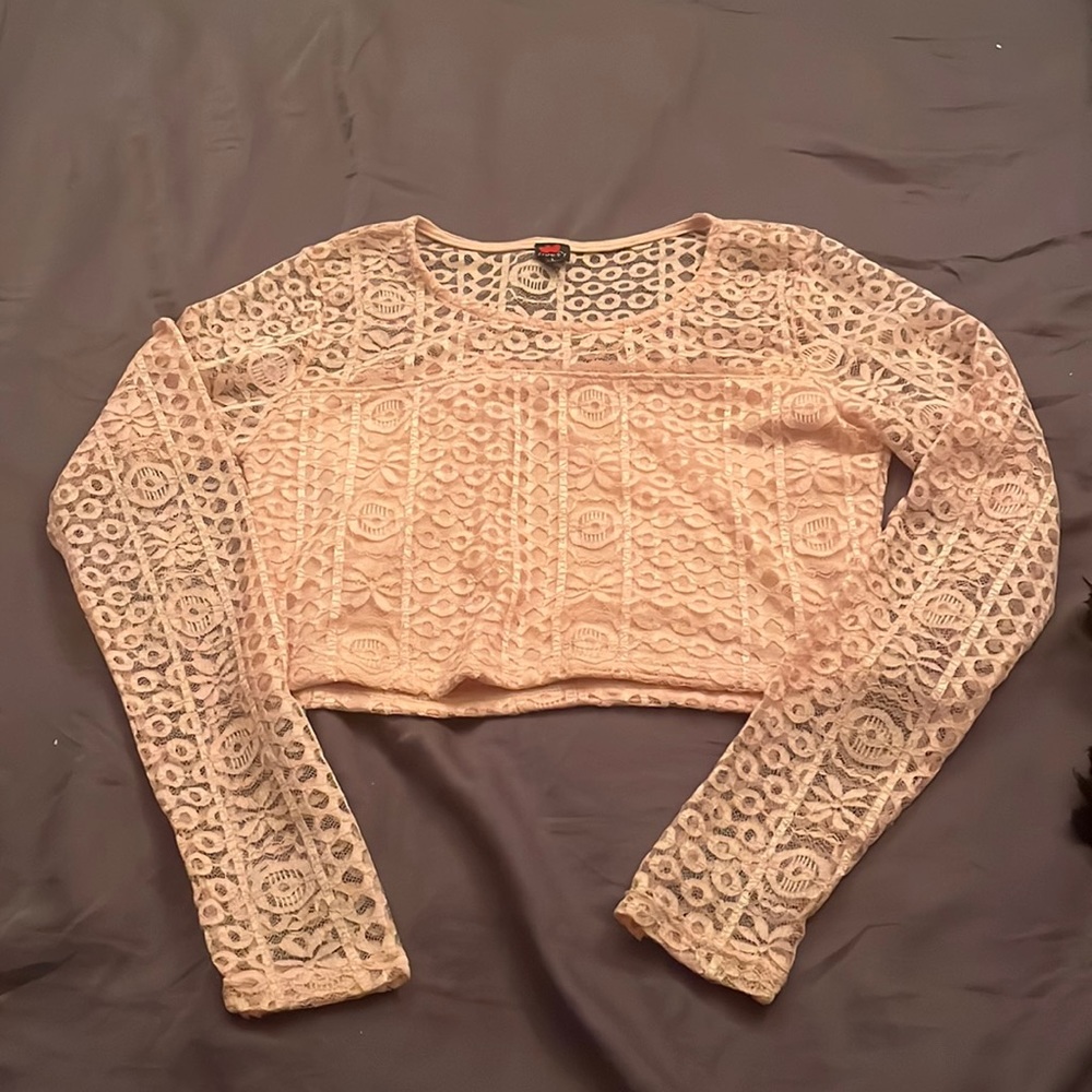 Lace crop top
